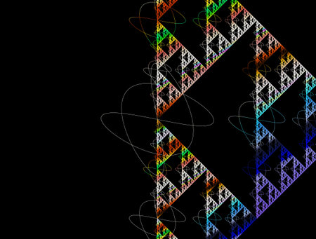 Imaginatory fractal abstract background Image