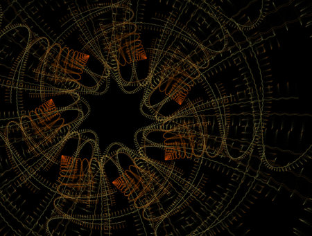 Imaginatory fractal abstract background Imageの写真素材