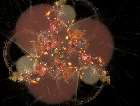 Imaginatory fractal abstract background Image