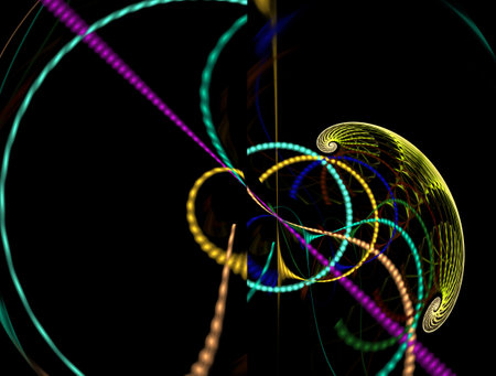 Imaginatory fractal abstract background Imageの写真素材
