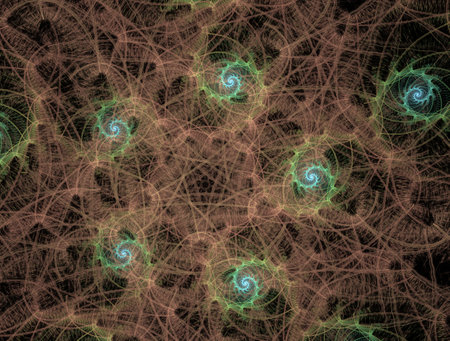 Imaginatory fractal abstract background Imageの写真素材