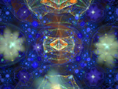 Imaginatory fractal abstract background Image