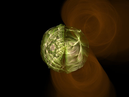 Imaginatory fractal abstract background Imageの写真素材