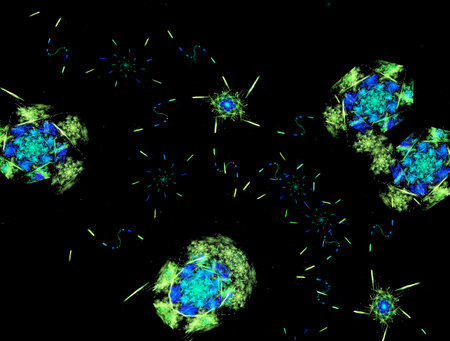 Imaginatory fractal abstract background Imageの写真素材