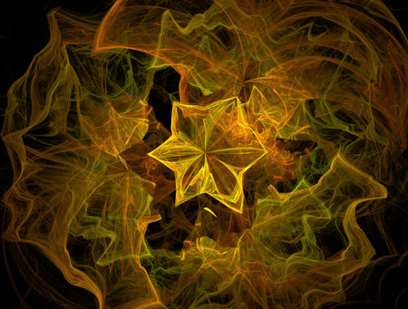 Imaginatory fractal abstract background Imageの写真素材