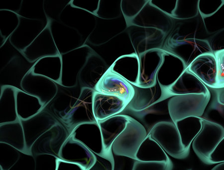 Imaginatory fractal abstract background Imageの写真素材