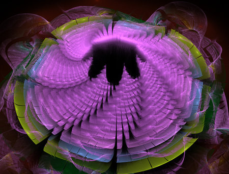 Imaginatory fractal abstract background Imageの写真素材