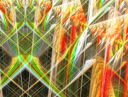 Imaginatory fractal abstract background Imageの写真素材