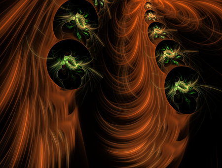 Imaginatory fractal abstract background Imageの写真素材