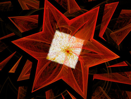 Imaginatory fractal abstract background Imageの写真素材