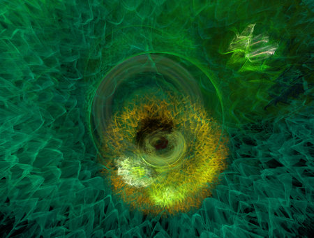 Imaginatory fractal abstract background Imageの写真素材