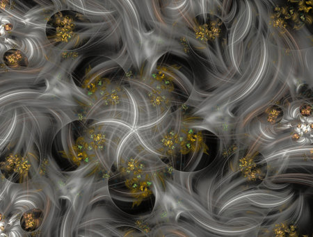 Imaginatory fractal abstract background Imageの写真素材