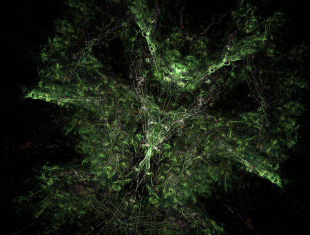Imaginatory fractal abstract background Imageの写真素材