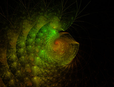 Imaginatory fractal abstract background Imageの写真素材