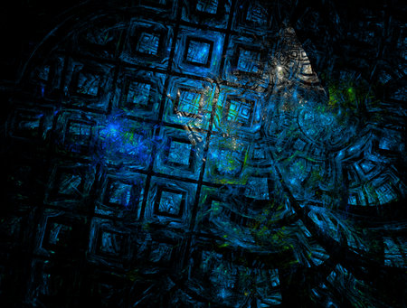 Imaginatory fractal abstract background Imageの写真素材
