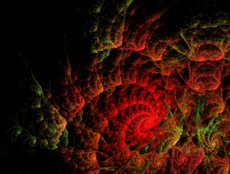 Imaginatory fractal abstract background Imageの写真素材