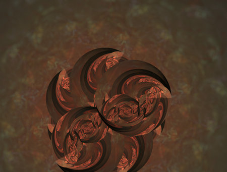 Imaginatory fractal abstract background Imageの写真素材