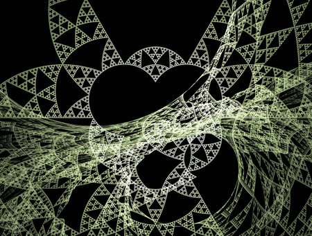 Imaginatory fractal abstract background Imageの写真素材