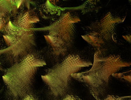 Imaginatory fractal abstract background Imageの写真素材