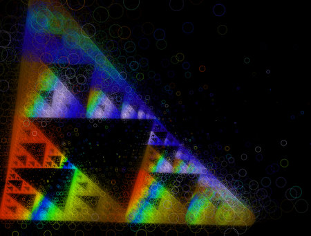 Imaginatory fractal abstract background Image