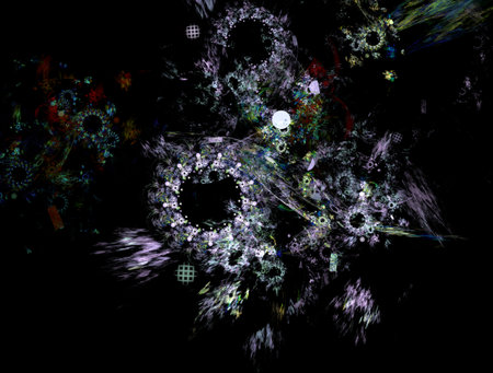 Imaginatory fractal abstract background Imageの写真素材