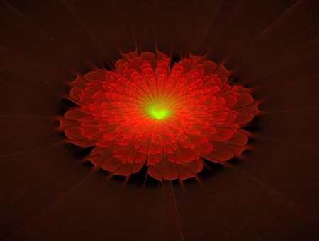 Imaginatory fractal abstract background Imageの写真素材