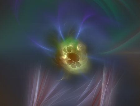 Imaginatory fractal abstract background Imageの写真素材