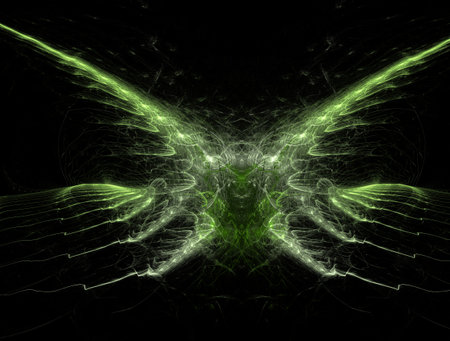 Imaginatory fractal abstract background Imageの写真素材