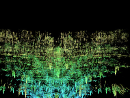 Imaginatory fractal abstract background Image