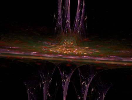 Imaginatory fractal abstract background Imageの写真素材