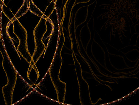 Imaginatory fractal abstract background Image