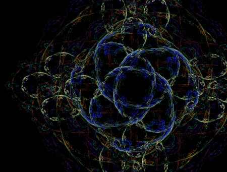 Imaginatory fractal abstract background Imageの写真素材