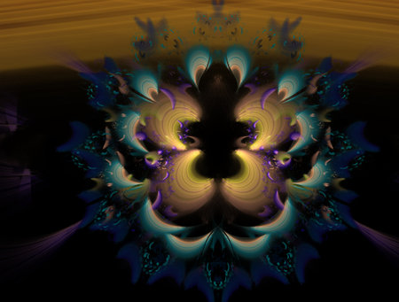 Imaginatory fractal abstract background Imageの写真素材