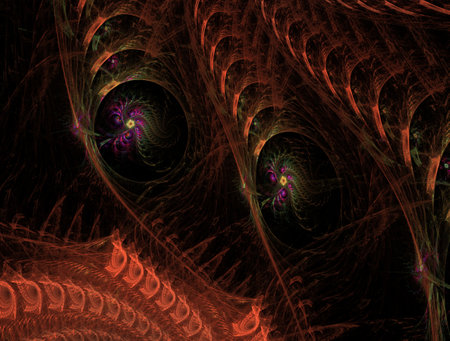Imaginatory fractal abstract background Imageの写真素材