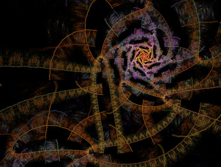 Imaginatory fractal abstract background Image