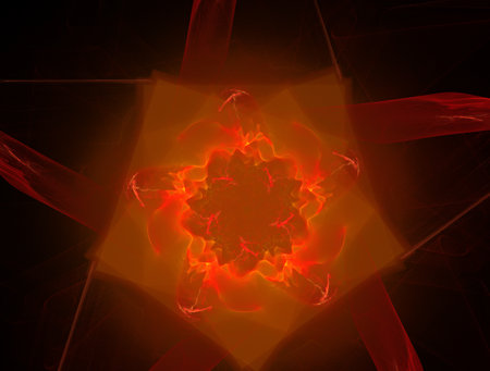 Imaginatory fractal abstract background Imageの写真素材