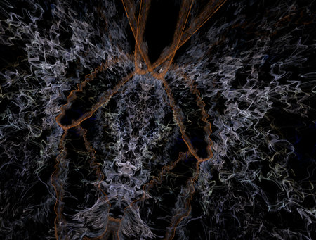 Imaginatory fractal abstract background Imageの写真素材