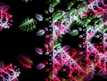 Imaginatory fractal abstract background Imageの写真素材