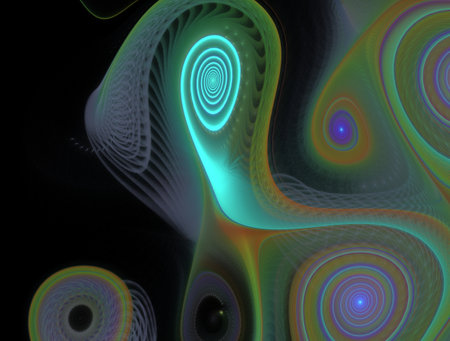 Imaginatory fractal abstract background Image
