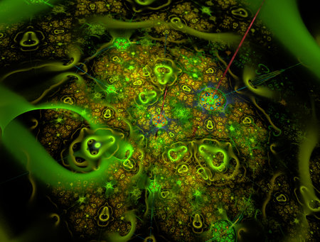 Imaginatory fractal abstract background Image