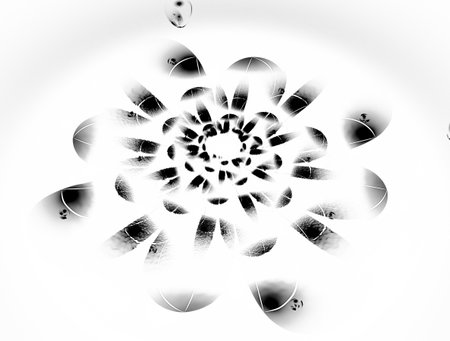 Imaginatory fractal abstract background Imageの写真素材