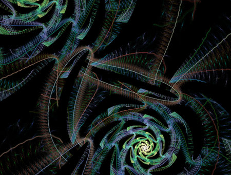 Imaginatory fractal abstract background Image