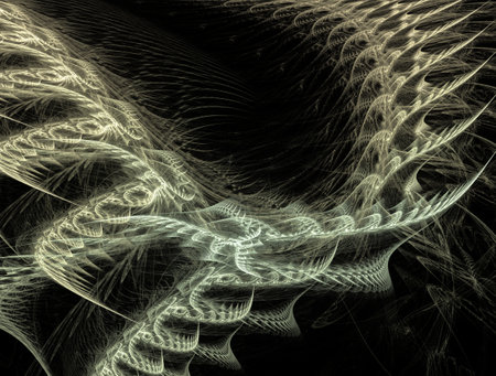 Imaginatory fractal abstract background Imageの写真素材
