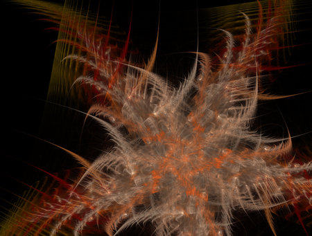 Imaginatory fractal abstract background Imageの写真素材