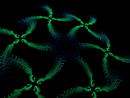 Imaginatory fractal abstract background Imageの写真素材