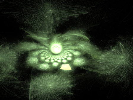 Imaginatory fractal abstract background Imageの写真素材