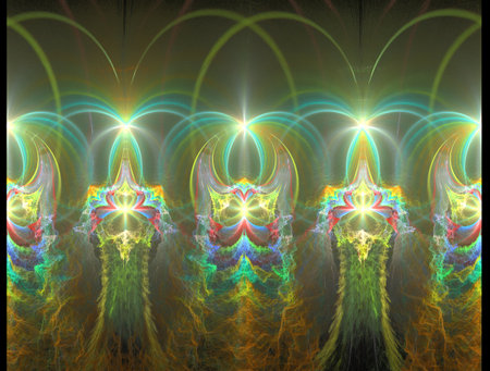 Imaginatory fractal abstract background Image