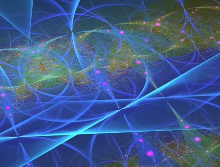 Imaginatory fractal abstract background Imageの写真素材