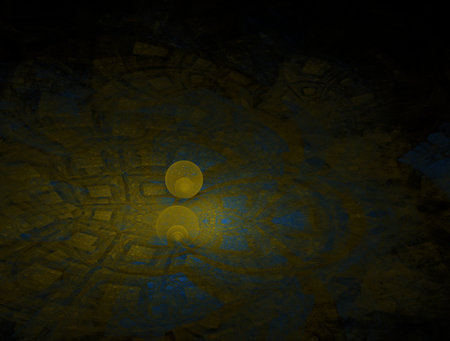 Imaginatory fractal abstract background Imageの写真素材