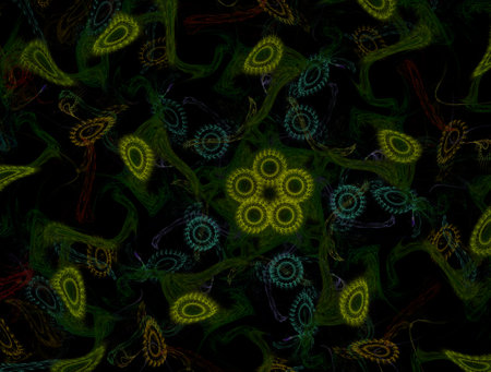 Imaginatory fractal abstract background Image